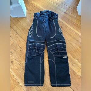 VINTAGE Ski-doo snowmobile “race” bibs. Size XLT